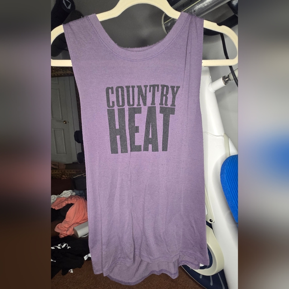 Beachbody Purple Country Heat Tank Top